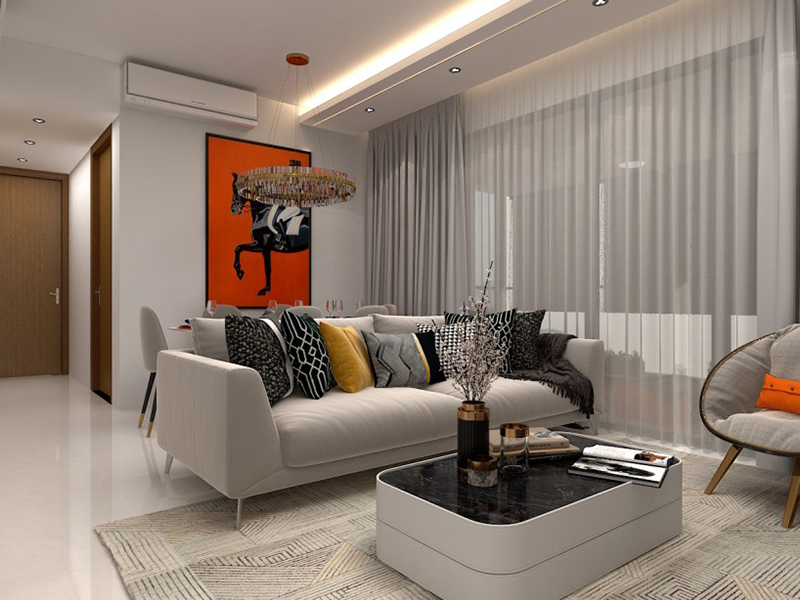 126㎡現代簡約設計 上海錦港佳苑全屋裝修 凸顯個性美