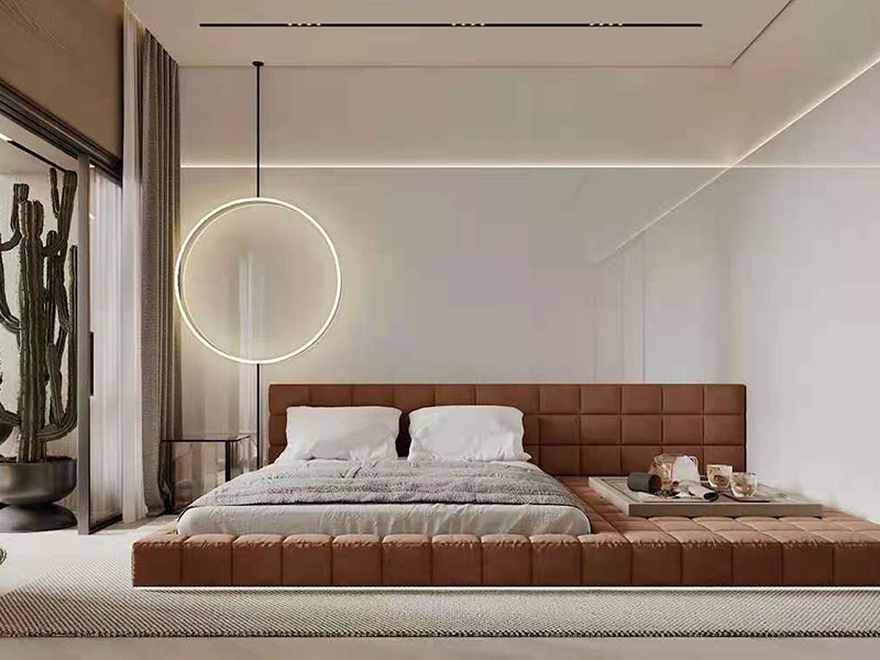 10㎡內榻榻米臥室裝修電路水路 南京天正·天御溪岸 日式簡約風全案