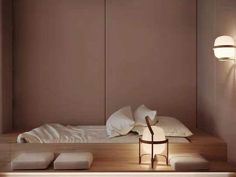 10㎡內榻榻米臥室裝修電路水路 南京天正·天御溪岸 日式簡約風全案