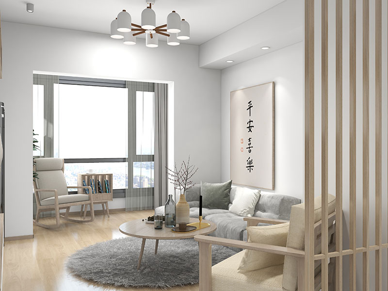 117㎡三居室中式風格裝修 廣州天河區(qū)美林海岸 原木系高端典雅