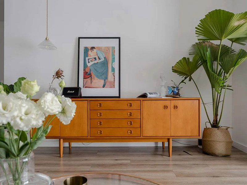 復古田園風室內裝修 長沙五礦萬境水岸 88㎡二居室家裝設計