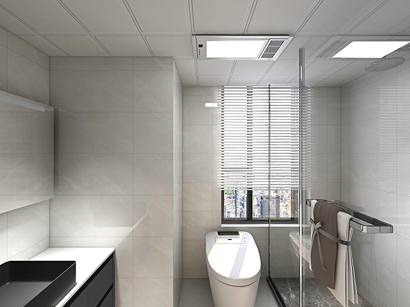 石家莊北辰國際開放式廚房裝修 現(xiàn)代簡約風格 三居室全包案例