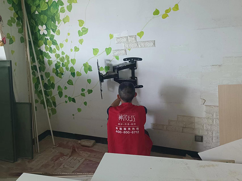 家庭過道翻新改造哪里找?guī)煾担糠课菥植渴┕ぷ⒁馐马?xiàng)(圖4)