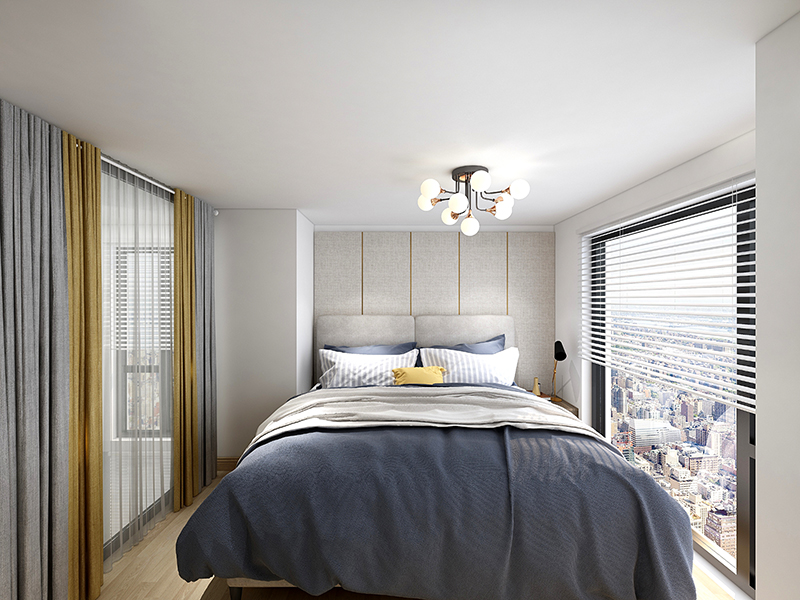 180平小戶(hù)型復(fù)式樓裝修設(shè)計(jì)怎么做，原來(lái)緊湊型也是種“高級(jí)感”(圖2)