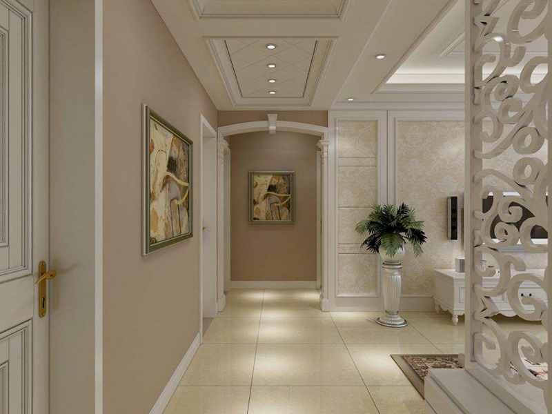 老房子過(guò)道吊頂怎么翻新比較好？這樣的吊頂裝修方法您見(jiàn)過(guò)嗎(圖1)