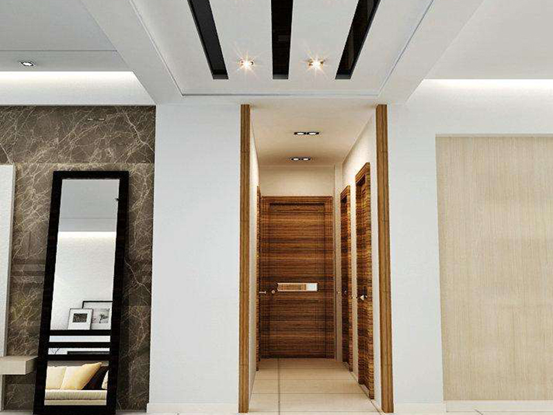 室內(nèi)走廊過(guò)道怎么改造好看？千萬(wàn)別以為過(guò)道只能裝筒燈(圖2)