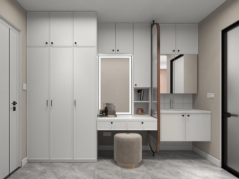 每個女性都應(yīng)該擁有獨立衣帽間，這樣裝修的衣帽間太好看了吧！(圖1)