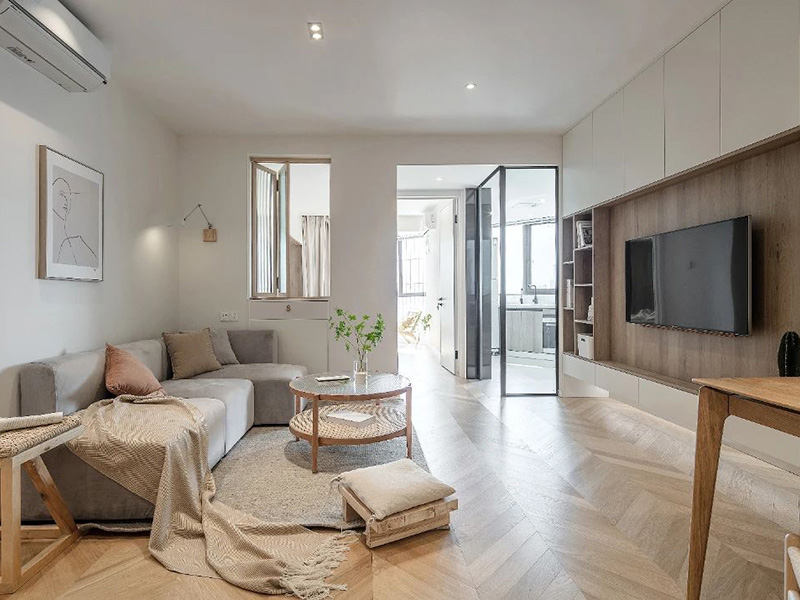 客廳地面裝修選擇地板還是地磚？(圖2)