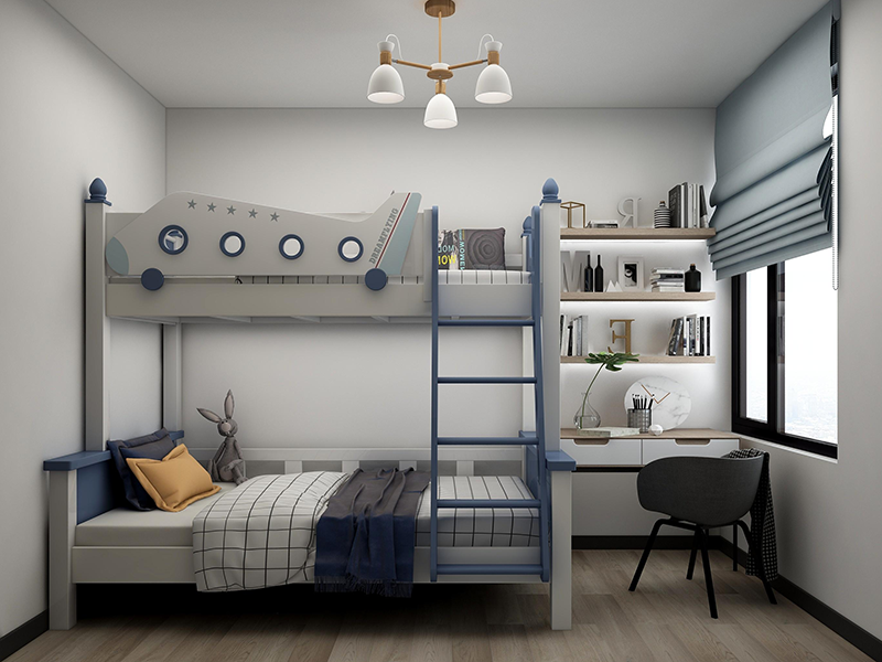 二手房的兒童房怎么裝修才好看？小戶型臥室裝飾設(shè)計細節(jié)(圖4)