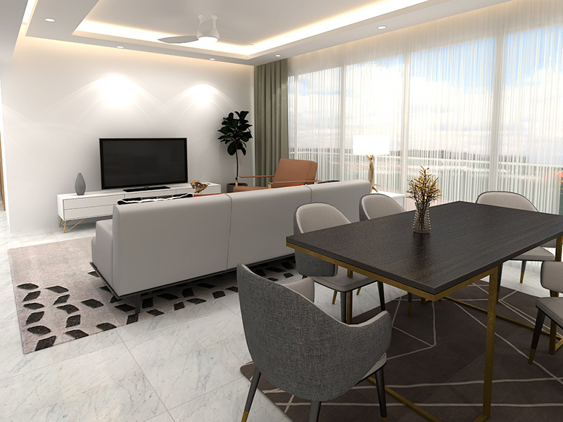 2022年鄭州室內玄關裝修效果圖(圖1)